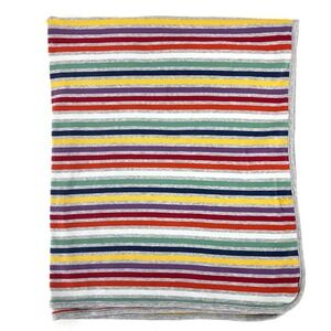 Baby Gap Striped Blanket‎ Rainbow Holiday 2015 Cotton Colorful NICE